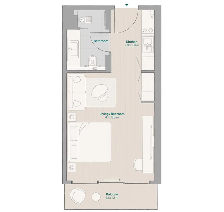 Studio Apartments - Floor 1