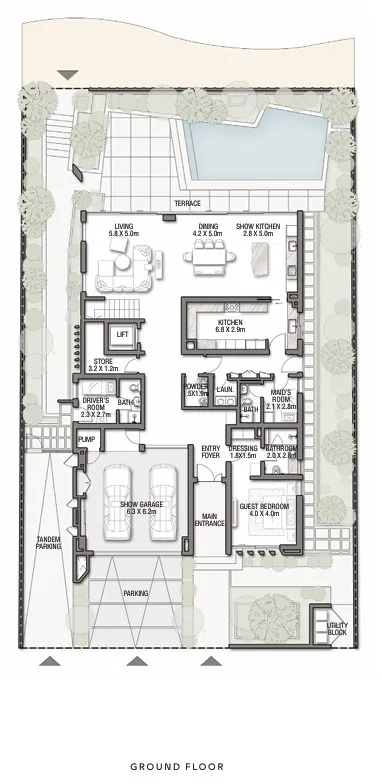 5 bedroom Villa Baia Luna - Floor 1