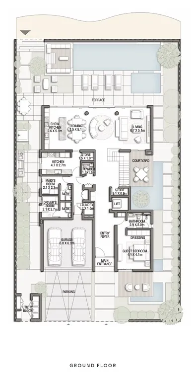 5 bedroom Villa Blue Horizon - Floor 1