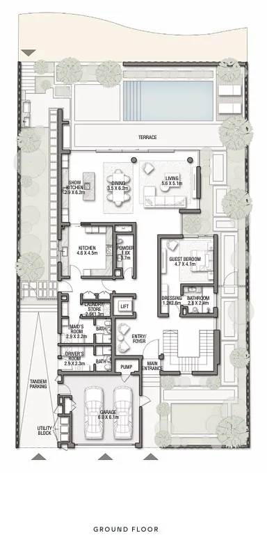 5 bedroom Villa Wafe Crest - Floor 1