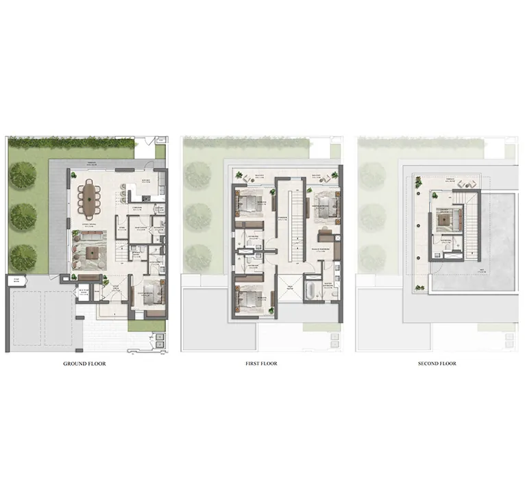 4 bedroom Villas Magnolia - Floor 1