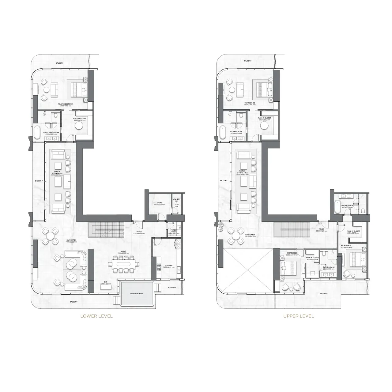 4 bedroom Penthouse - Floor 1